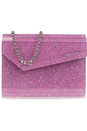 Jimmy Choo Pochette Candy In Acrilico Glitterato