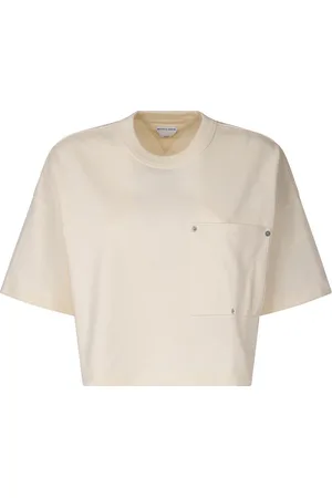 Bottega Veneta T-Shirt Crop In Heavy Japanese Jersey