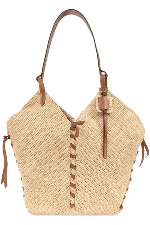 Isabel Marant Borsa A Spalla Tampa In Rafia