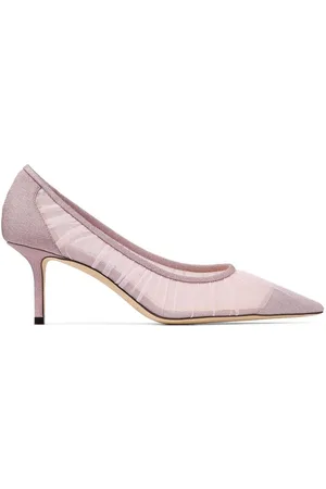 Jimmy Choo Décolleté Love 65 In Tulle Con Glitter