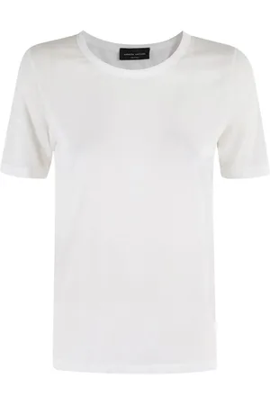 Roberto Collina T-Shirt In Misto Cotone Semitrasparente