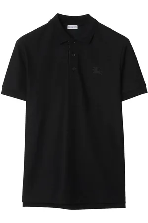 Burberry Polo Eddie In Piqué Di Cotone