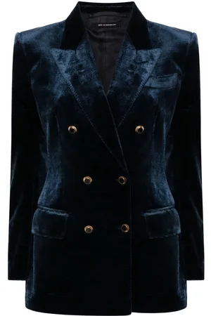 Tom Ford Giacca Doppiopetto Wallis In Velluto