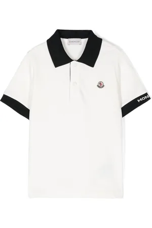 Moncler Polo Color Block In Cotone Piqué