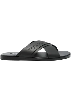 Tom Ford Sandali Preston Con Logo Perforato