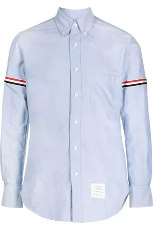 Thom Browne Camicia Di Cotone A Righe Rwb