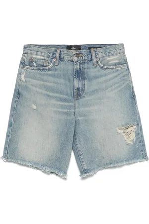 7 for all Mankind Shorts Lola In Denim A Vita Media