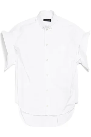 Balenciaga Camicia Con Maniche Arrotolate