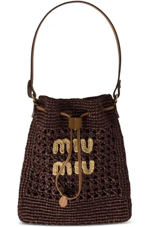 Miu Miu Mini Borsa In Tessuto Intrecciato