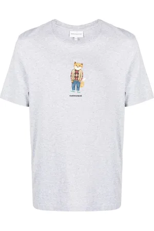 Maison Kitsuné T-Shirt Melange Stampa Fox