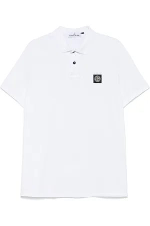 Stone Island Polo Slim Fit In Cotone Piqué Stretch