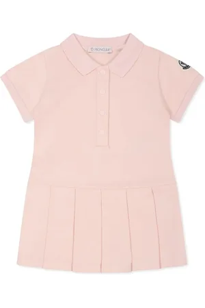 Moncler Abito A Polo In Cotone Piqué
