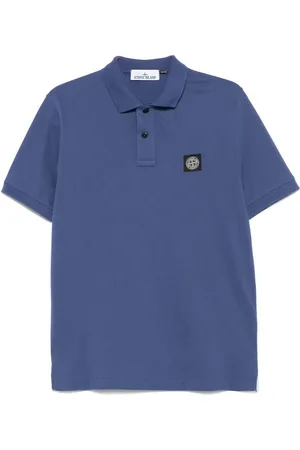 Stone Island Polo Slim Fit In Cotone Piqué Stretch