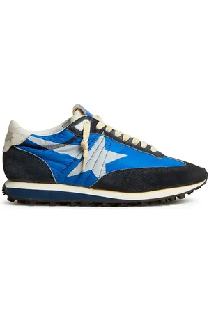 Golden Goose Sneakers Marathon Con Tomaia In Nylon E Stella Bianca