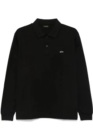 Paul & Shark Polo In Cotone A Maniche Lunghe