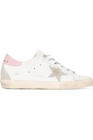Golden Goose Sneakers Super-Star In Nappa Con Stella In Pelle Scamosci
