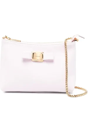 Salvatore Ferragamo Borsa Con Catena Vara Plate Mini