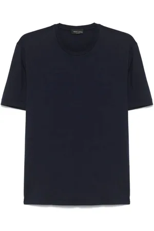 Roberto Collina T-Shirt Girocollo In Cotone