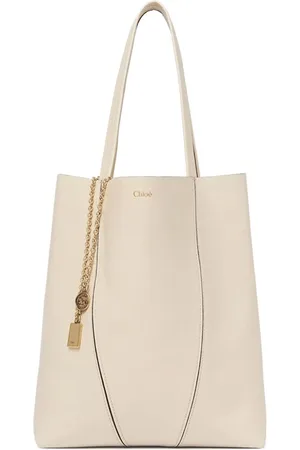 Chloé Borsa Tote Chloé Spin In Pelle Granata