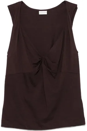 DRIES VAN NOTEN Top Hantex In Cotone