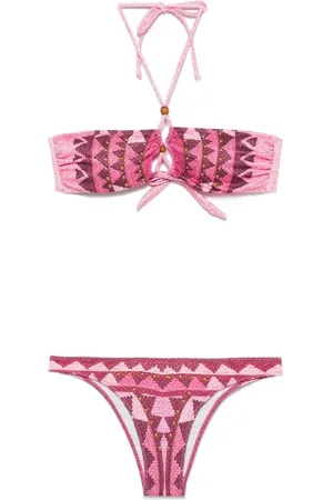 PIN UP Bikini A Fascia Con Borchie Applicate