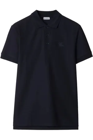 Burberry Polo Eddie In Piqué Di Cotone