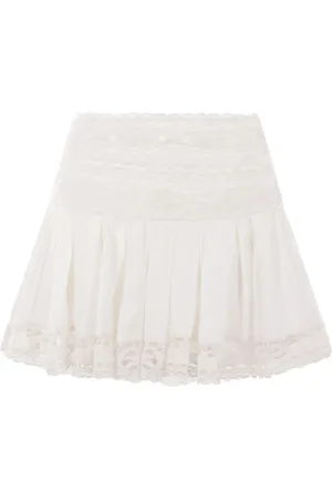 Marant Etoile Minigonna Violana In Misto Lino E Cotone