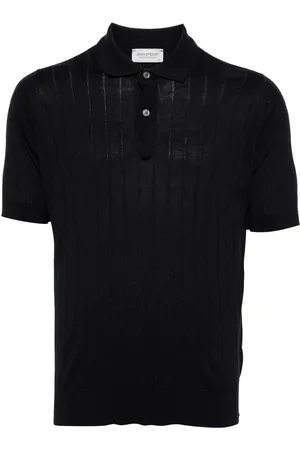 JOHN SMEDLEY Polo In Cotone Leeshaw A Maglia Fine