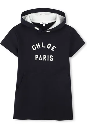 Chloé Vestito In Cotone Con Cappuccio
