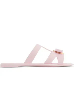 Salvatore Ferragamo Sandali Bassi Lilou In Gomma