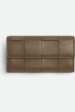 Bottega Veneta Portafoglio Cassette Grande Con Patta