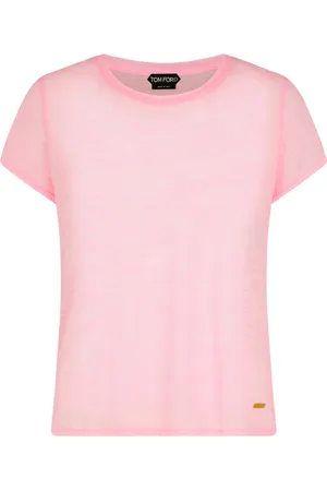Tom Ford T-Shirt In Jersey Di Cotone Fiammato