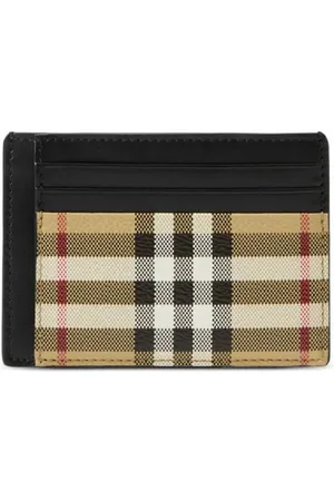 Burberry Portacarte Con Stampa Vintage Check