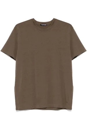 Tom Ford T-Shirt Regular Fit In Lyocell E Cotone