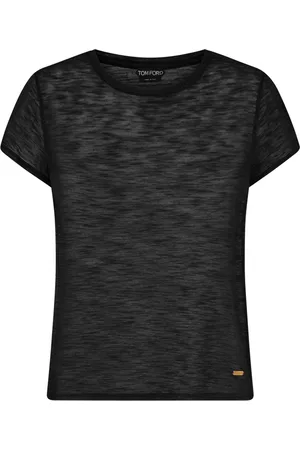 Tom Ford T-Shirt In Jersey Di Cotone Fiammato