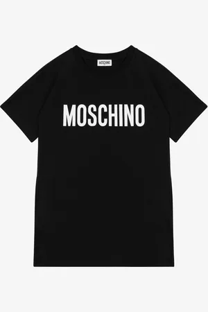 Moschino Logo Print jersey dress