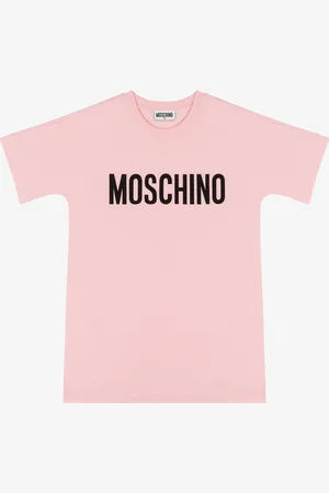 Moschino Logo Print jersey dress