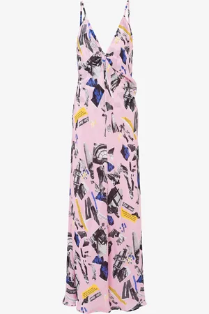 Moschino Georgette dress Punk Print