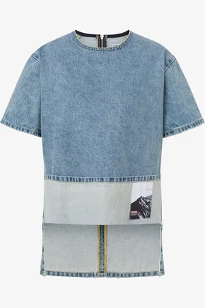 Moschino Denim blouse with patches