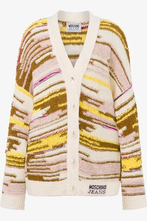 Moschino Cotton and nylon multicolor cardigan