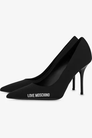 Moschino Neoprene Rubber Logo pumps