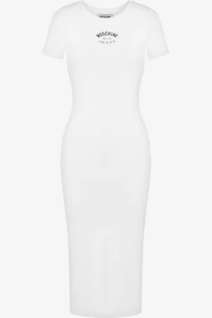 Moschino Ribbed stretch cotton dress