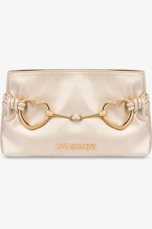 Moschino Clutch laminata Hearts