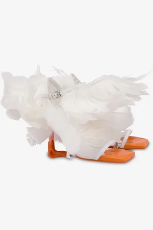 Moschino Duck Feather Sandals