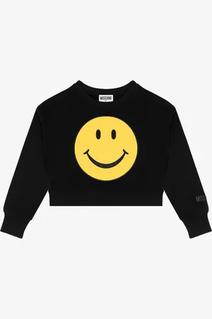 Moschino Smiley® Patch cotton sweatshirt