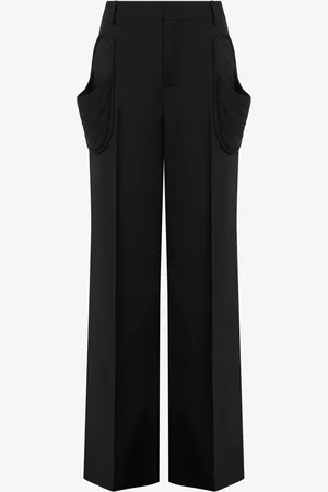 Moschino Wool Canvas Trousers Slippers