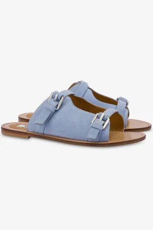 Moschino Flat Buckle Sandals