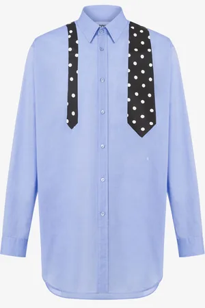 Moschino Cotton Muslin Shirt Tie Print