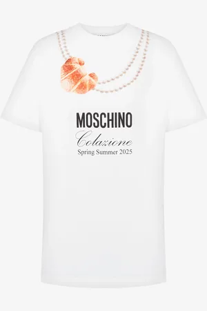 Moschino Organic Jersey T-shirt Breakfast