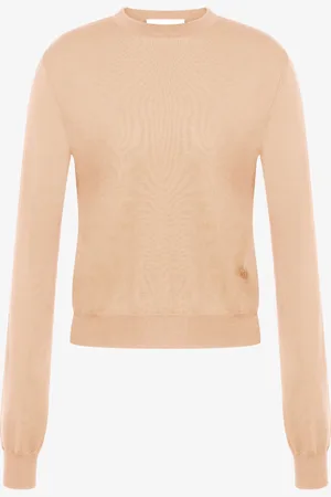 Moschino Wool and Silk Pullover Golden M